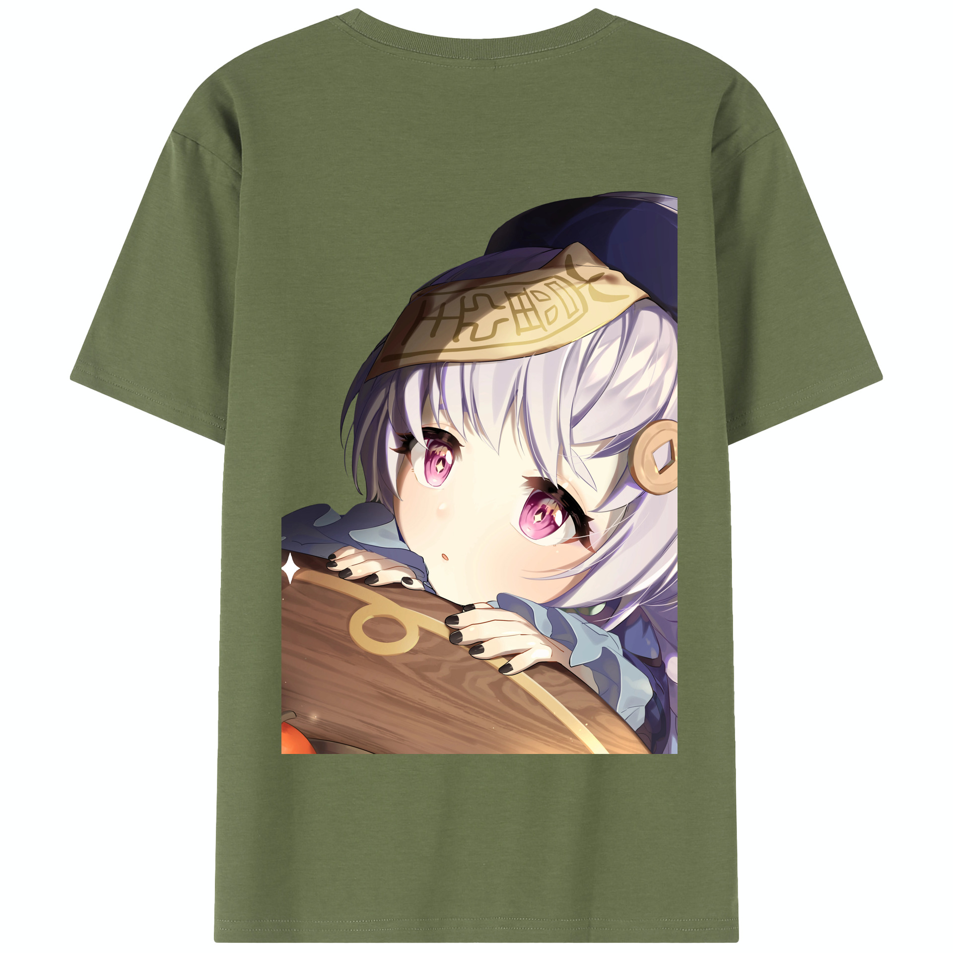 げんし神 七七 なな  genshin Nana 綿100％半袖Tシャツ（背面プリント）